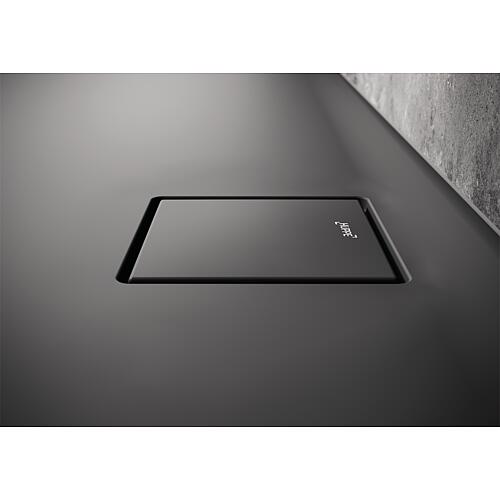 Receveur de douche Hüppe EasyFlat rectangulaire Trou d'évacuation sur le côté long Anwendung 2