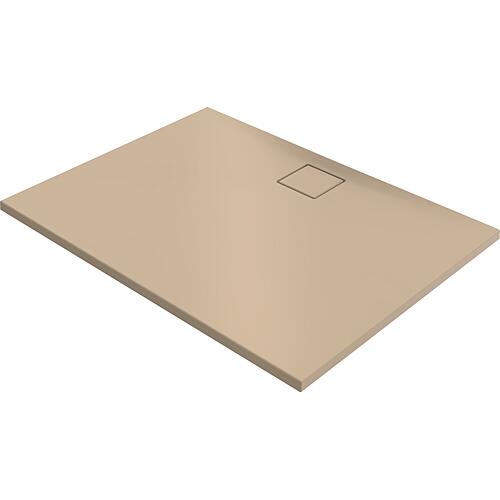 Receveur de douche Hüppe EasyFlat rectangulaire Trou d'évacuation sur le côté long Standard 23