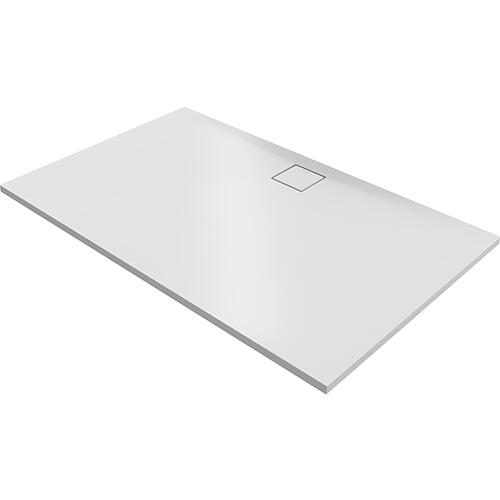 Receveur de douche Hüppe EasyFlat rectangulaire Trou d'évacuation sur le côté long Standard 9