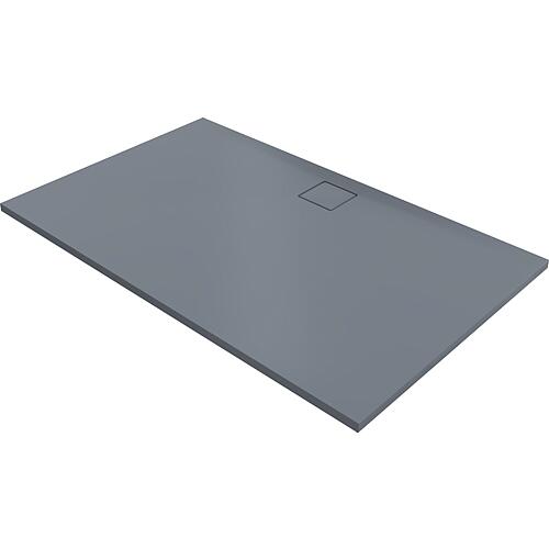 Receveur de douche Hüppe EasyFlat rectangulaire Trou d'évacuation sur le côté long Standard 10