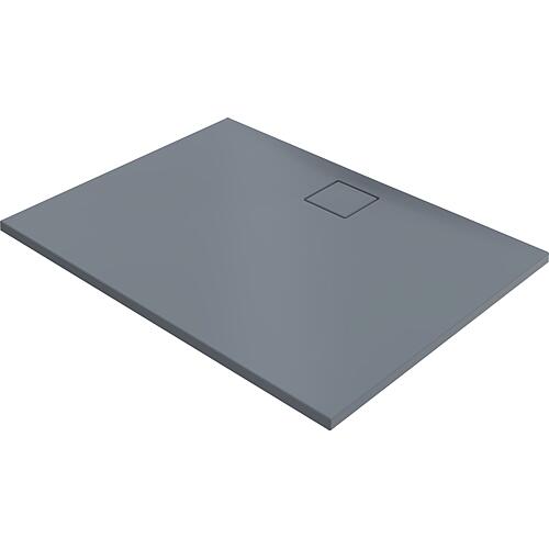 Receveur de douche Hüppe EasyFlat rectangulaire Trou d'évacuation sur le côté long Standard 77