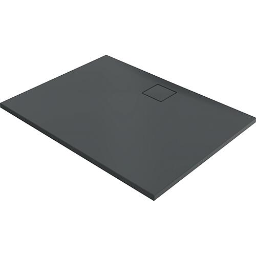 Receveur de douche Hüppe EasyFlat rectangulaire Trou d'évacuation sur le côté long Standard 61