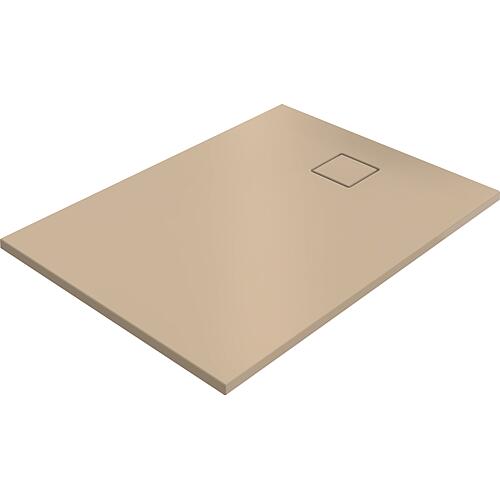 Receveur de douche Hüppe EasyFlat rectangulaire Trou d'évacuation sur le côté court Standard 19