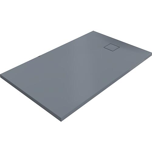 Receveur de douche Hüppe EasyFlat rectangulaire Trou d'évacuation sur le côté court Standard 4