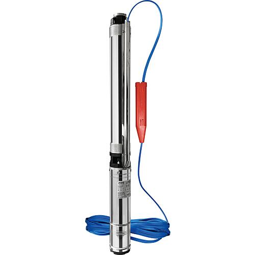 Pompes pour puits profonds OT 4", 400 V, type DRP avec protection contre la marche à sec dans le câble moteur Standard 1