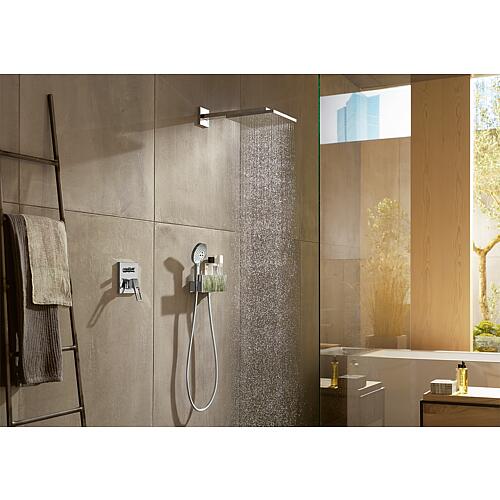 Tête de douche Raindance E 300 1jet de Hansgrohe 300 x 300 mm, avec raccordement mural 390 mm Anwendung 3