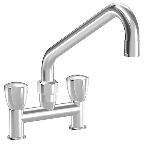 Cuisine professionnelle Gastro Mélangeur 2 poignées KWC, Saillie 300 mm Standard 1