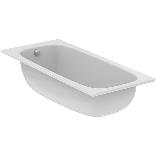 Baignoire de forme corporelle Ideal Standard i.life lxhxp : 1800x450x800 mm, capacité : 290 l, acrylique blanc