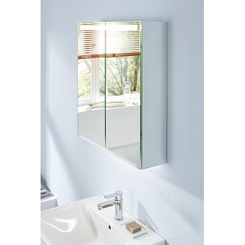 Armoire à glace Geberit Option avec éclairage LED, 3 portes Anwendung 1