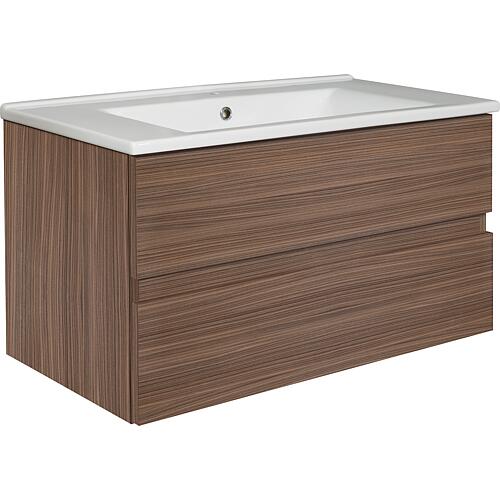Meuble sous-vasque Egan avec vasque en céramique Standard