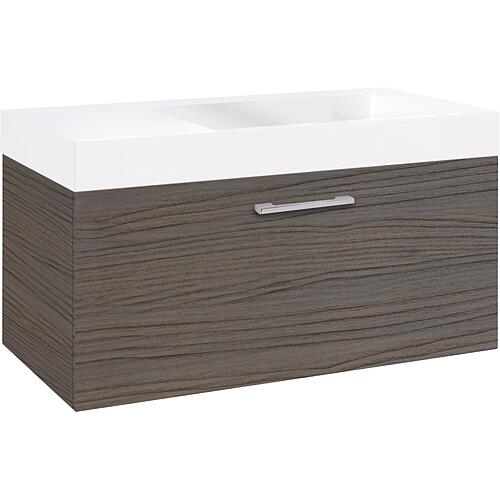 Meuble sous-vasque Elisa avec vasque en fonte minérale Standard 7