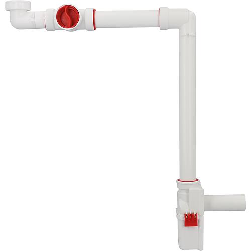 Siphon de lavabo à encombrement réduit avec filtre à cheveux Standard 1
