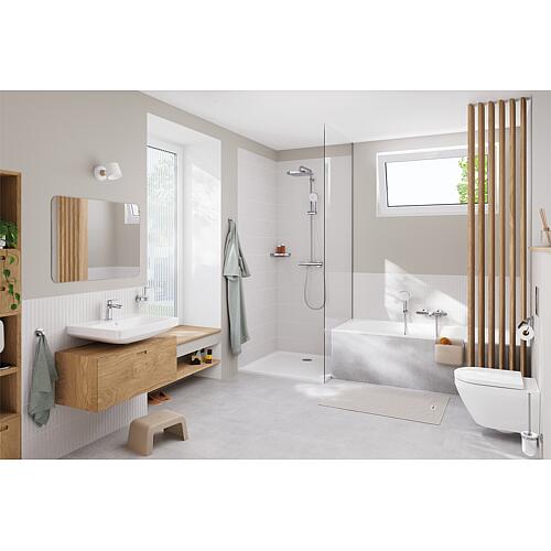 Colonne de douche Grohe Tempesta Cosmopolitan 250 Cube
avec mitigeur thermostatique Anwendung 6