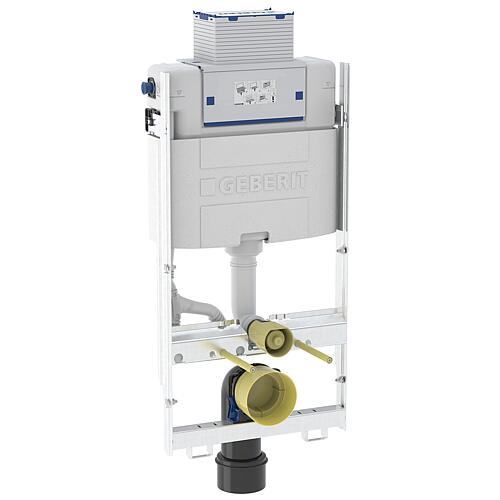 Elément WC GIS, 1000 mm, avec Réservoirs de chasse encastrés Omega Standard 1