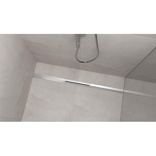 Caniveau de douche linéaire Evenes Set complet, modèle de rénovation Anwendung 1