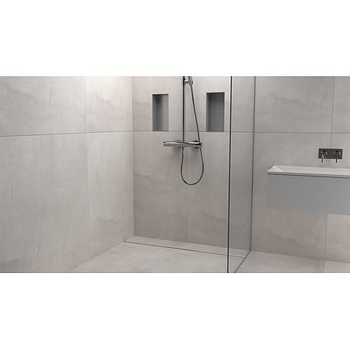 Caniveau de douche linéaire Evenes Set complet, modèle de rénovation Anwendung 4