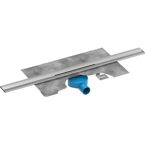 Evenes caniveau de douche linéaire WALL set complet, modèle de rénovation Standard 1