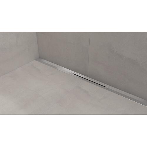 Evenes caniveau de douche linéaire WALL set complet Anwendung 1