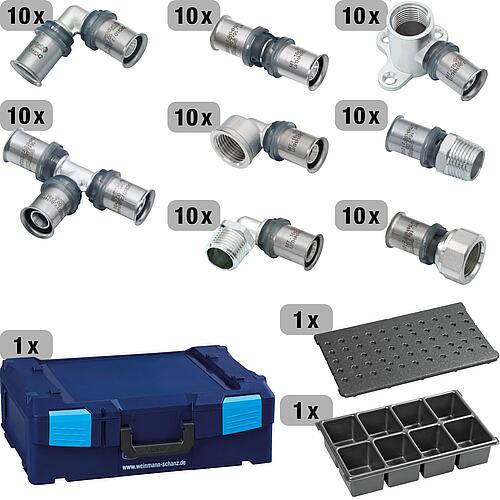 XL-Boxx Multitubo Sertir ø 16 mm, 80 pièces Standard 1
