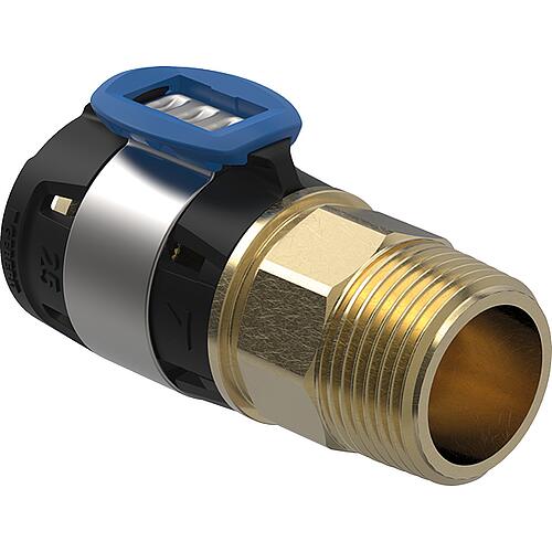 Geberit FlowFit, raccord Ø32mm-DN20 (3/4") AG