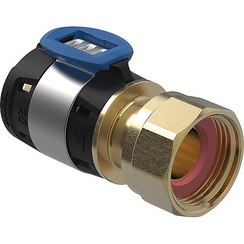Geberit FlowFit transition avec Écrou-tournant Ø20mm-DN15 (1/2") Écrou-tournant