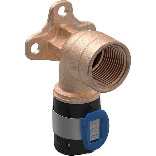 Geberit FlowFit Coude de raccordement 90° avec Femelle Standard 1