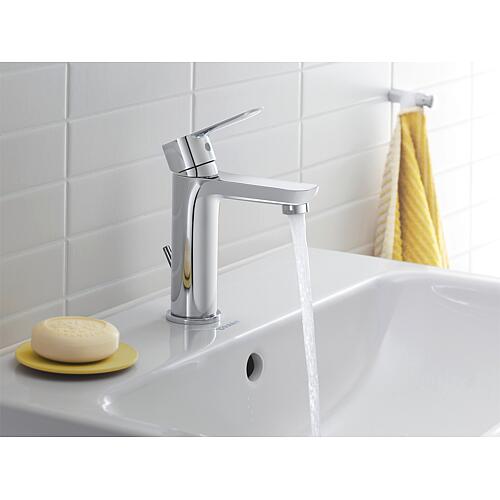 Mitigeur de lavabo Duravit D-Code M chrome Position centrale Froid Anwendung 2