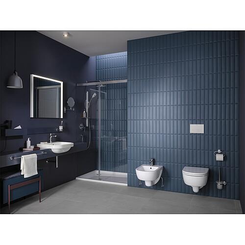 Mitigeur de lavabo Duravit D-Code M chrome Position centrale Froid Anwendung 3