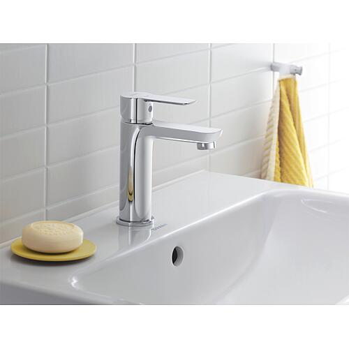 Mitigeur de lavabo Duravit D-Code M chrome Position centrale Froid Anwendung 4