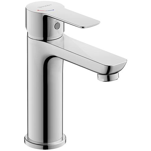 Mitigeur de lavabo Duravit D-Code M chrome Position centrale Froid Standard 2