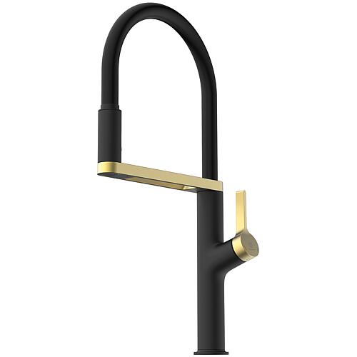 Mitigeur d'évier Wasserwerk WK 2 avec douchette extractible pour la vaisselle Standard 6
