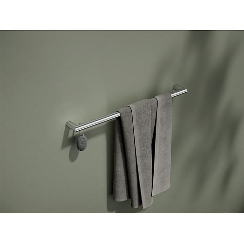 Porte-serviette de bain Keuco Reva 600 mm chrome