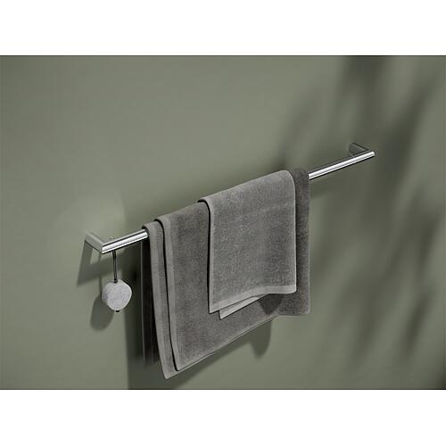 Porte-serviette de bain Keuco Reva 800 mm chrome