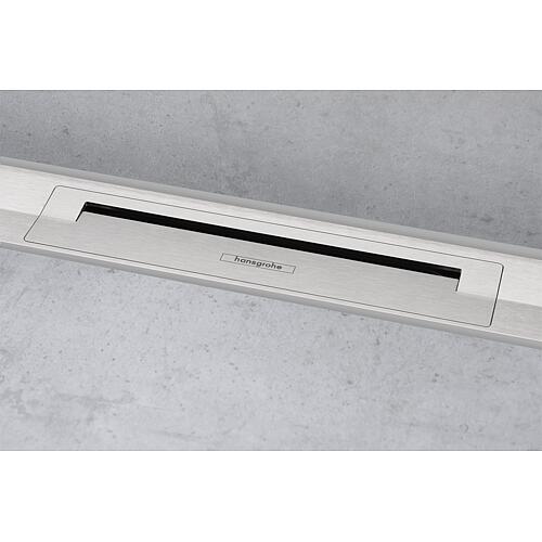 Hansgrohe caniveau de douche RainDrain Flex montage mural Anwendung 1