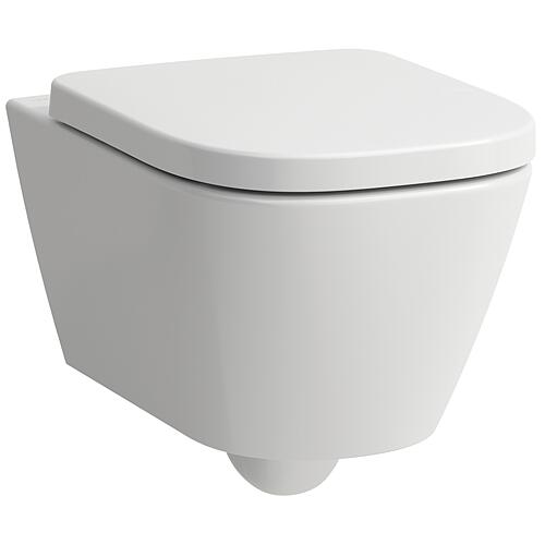 Combi-Pack Laufen Meda Advanced Wandtiefspül-WC, spülrandlos, mit Silent Flush (Wirbelspültechnologie) Standard 1