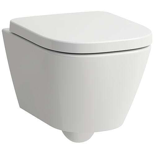 Combi-Pack Laufen Meda Wandtiefspül-WC Compact spülrandlos Silent Flush+ WC-Sitz softclose, abnehmbar