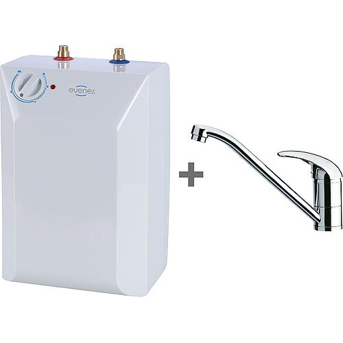 Paquet avantage réservoir sous évier 5 litres + Mitigeur d'évier Rumba II Standard 1