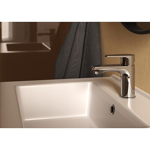 Mitigeur de lavabo Rosario avec Bonde clicker chrome Anwendung 1