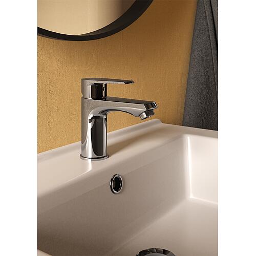 Mitigeur de lavabo Rosario avec Bonde clicker chrome Anwendung 2