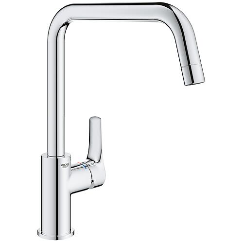 Mitigeur d'évier Grohe Eurosmart ND bec haut, Saillie bec [mm] chrome