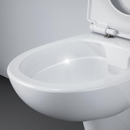 WC suspendu à fond creux Grohe Bau Céramique, sans bride Anwendung 2