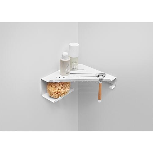 Tablette de douche d'angle MKW CLIA Anwendung 2