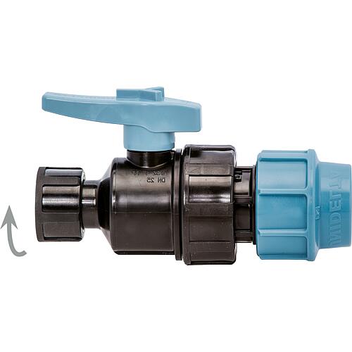 Vanne sphérique (Barrettes/Écrou-tournant) Standard 1