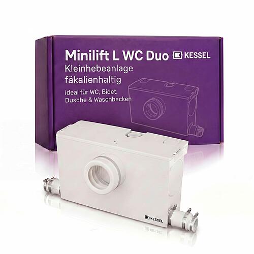 Petite station de relevage Minilift L WC Duo, avec pompe double et WiFi Anwendung 1