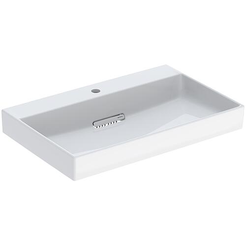 Lavabos Geberit One, CleanDrain, sans vidage, blanc, KeraTect Standard 3