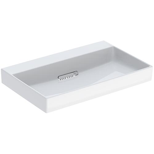 Lavabos Geberit One, CleanDrain, sans vidage, blanc, KeraTect Standard 4