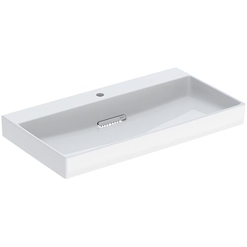 Lavabos Geberit One, CleanDrain, sans vidage, blanc, KeraTect Standard 5