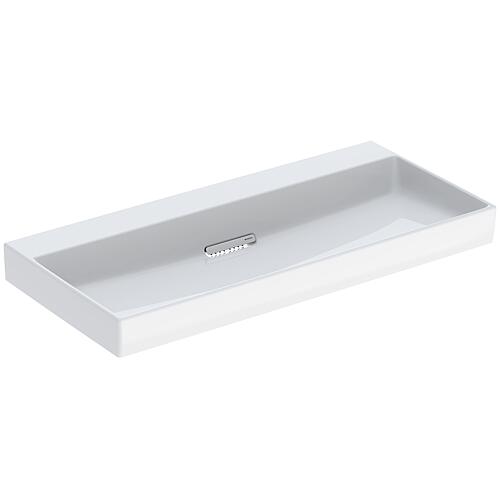 Lavabos Geberit One, CleanDrain, sans vidage, blanc, KeraTect Standard 8