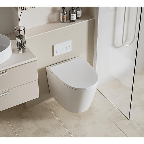 Combi-Pack Araxes, spülrandlos, mit Silent Flush Anwendung 2