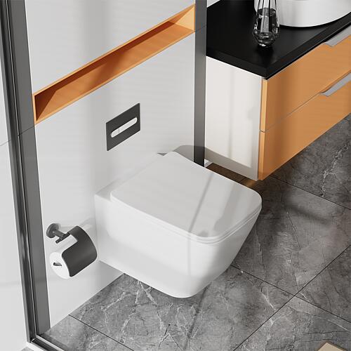 Pack combiné Arax, de forme carrée, sans bride, avec Silent Flush Anwendung 2